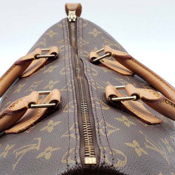 Louis Vuitton Speedy 35 Monogram Hand Bag - Picture 7 of 12
